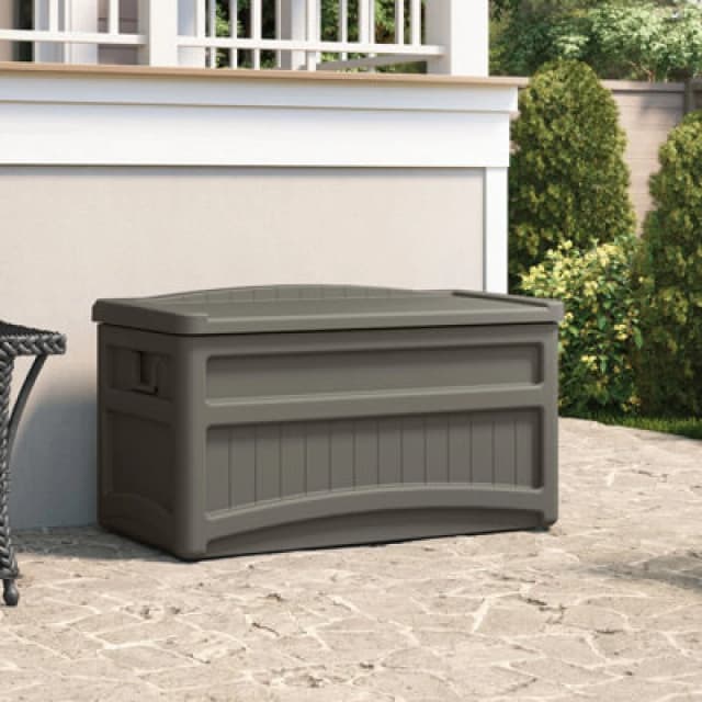Suncast Dakota 276L Storage Box - Stone Grey DB7500ST