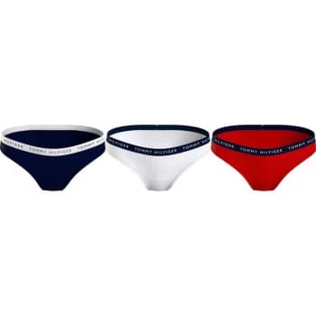Tommy Bodywear 3P BIKINI - Navy/Wht/Red