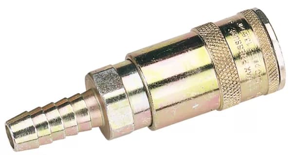 Draper 3/8" Bore Verte x Air Line Coupling with Tailpiece (Sold Loose)