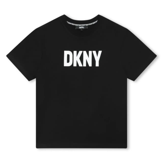 DKNY Logo T-Shirt - Black One Size