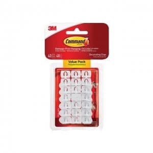 Command White Decorating Clips (Pack 40)