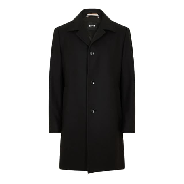 Boss Mens H Task Overcoat Black male XS