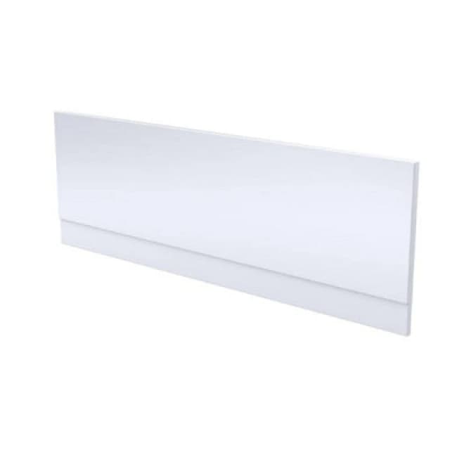 nuie Straight Bath Front Acrylic Panel 1500x510x25mm, White PAN138