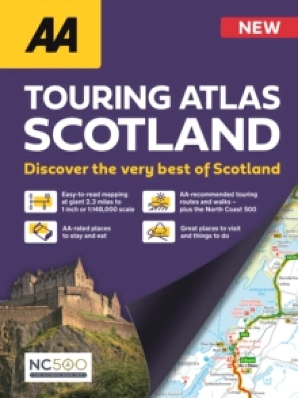 AA Touring Atlas Scotland 2026 SP. Book Books