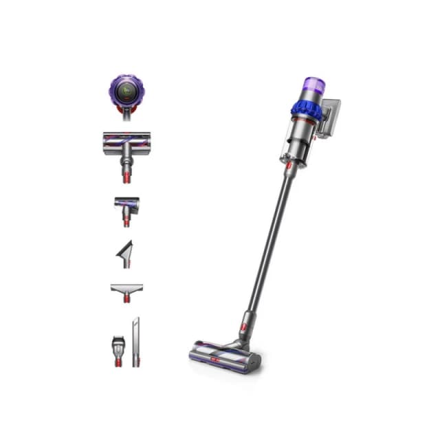 Dyson V15 Extra Cordless Vacuum Cleaner - Nickel Blue V15EXTRA Nickel Blue