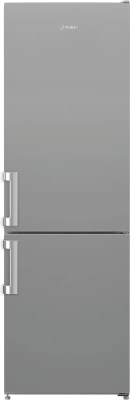 Indesit IKNS 1261 S4UK 171cm 60/40 Fridge Freezer - Silver - E Rated