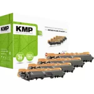 KMP Toner replaced Brother Brother TN242BK, Brother TN246C, Brother TN246M, Brother TN246Y Compatible Set CMYK B-T58V 1248,3005