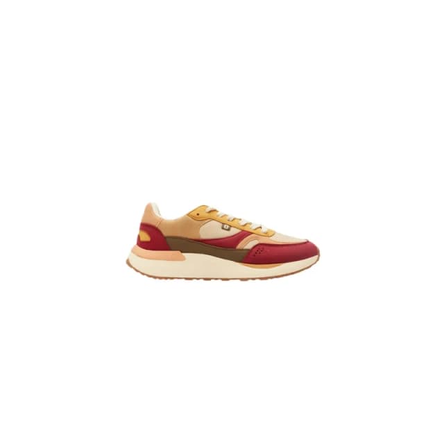 Odaje Womens Sneakers M.Moustache Anaelle Rouge Female 37