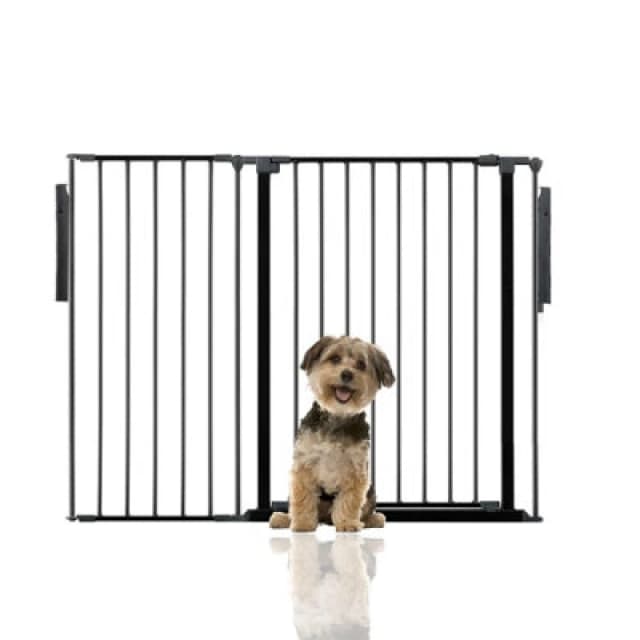Bettacare Premium Multi Panel Flexible Pet Barrier, Up To 128Cm Wide, Black, 70Cm High