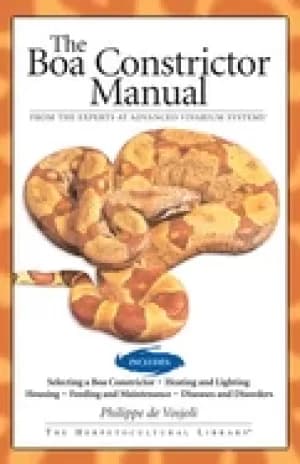 boa constrictor manual vosjoli philippe de klingenberg roger and ronne jeff