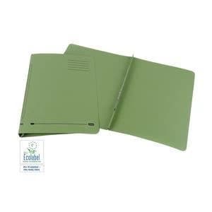Elba Ashley Foolscap Flat Bar Files Heavyweight 200 Sheets Green Pack of 25
