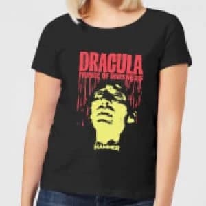 Hammer Horror Dracula Prince Of Darkness Womens T-Shirt - Black