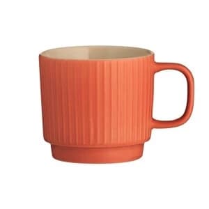 Mason Cash Embossed Line Coral Mug, Porcelain