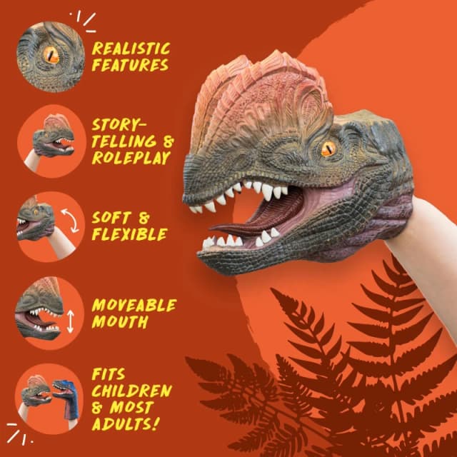 Wild Thingz Hand Puppet - Dilophosaurus Multi unisex