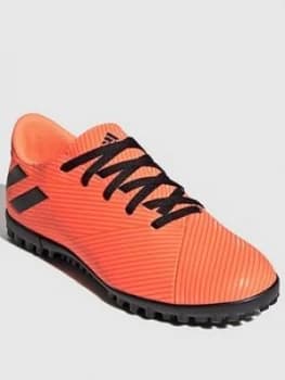 Adidas Junior Nemeziz 19.4 Astro Turf Boot - Red Black