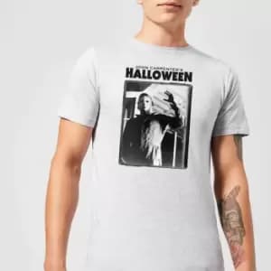 Halloween Framed Mike Myers Mens T-Shirt - Grey - 3XL
