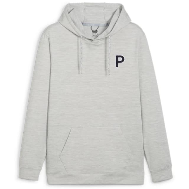 Puma Cloudspun Patch Hoodie Jumper Mens - Grey Grey S