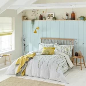 Clarissa String of Beads Turmeric 100% Cotton Duvet Cover Set Turmeric