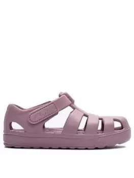 Clarks Toddler Move Kind Jelly Sandal, Dusty Pink, Size 7 Younger