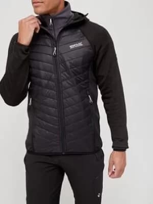 Regatta Andreson Hybrid Padded Jacket, Black, Size L, Men