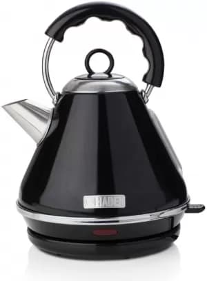 Haden Boston 1.7L Cordless Pyramid Kettle 183507 In Black