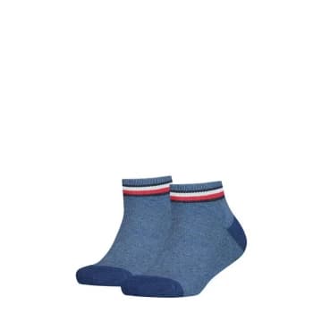 Tommy Hilfiger Hilfiger Icon Quarter Socks 2 Pack Boys - Blue