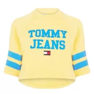 Tommy Jeans Short Sleeve Sweatshirt - Yellow