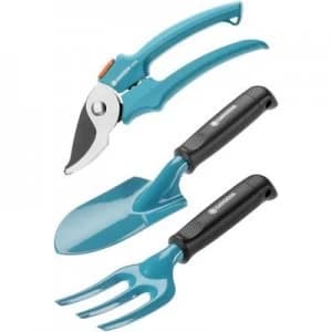 GARDENA 08968-30 Fork, Trowel, Secateurs