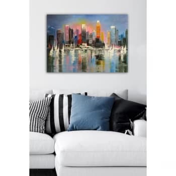 354011591-5070 Multicolor Decorative Canvas Painting