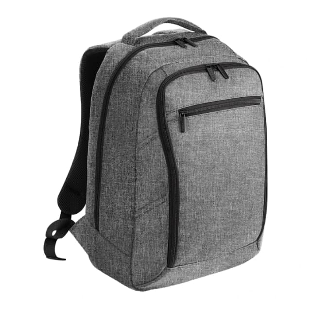Quadra Mens Executive Digital Backpack in Grey Grey Male