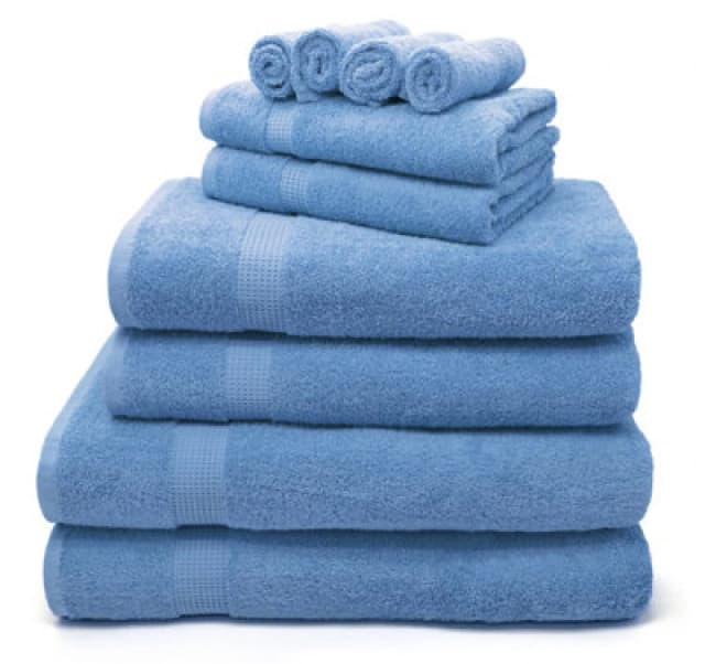 Velosso Luxury 100% Egyptian Cotton Towels 550Gsm Soft & Absorbent Cotton Towels Blue - Bath Sheet