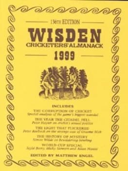 Wisden Cricketers Almanack 1999 by Matthew Engel Hardback