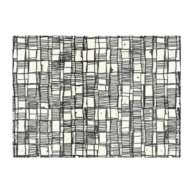 Warren Reed Designer Irregular Sketched Block Textured Glass Chopping Board