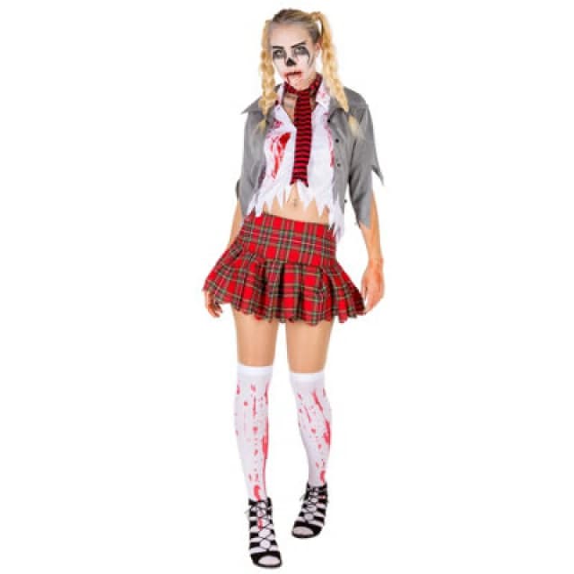 Tectake Womens Zombie Costume 300125 - Red S