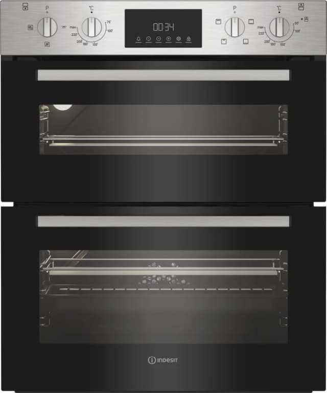 Indesit DUI12DIX Electric Built Under Double Oven - Stainless Steel DUI12DIX Stainless steel
