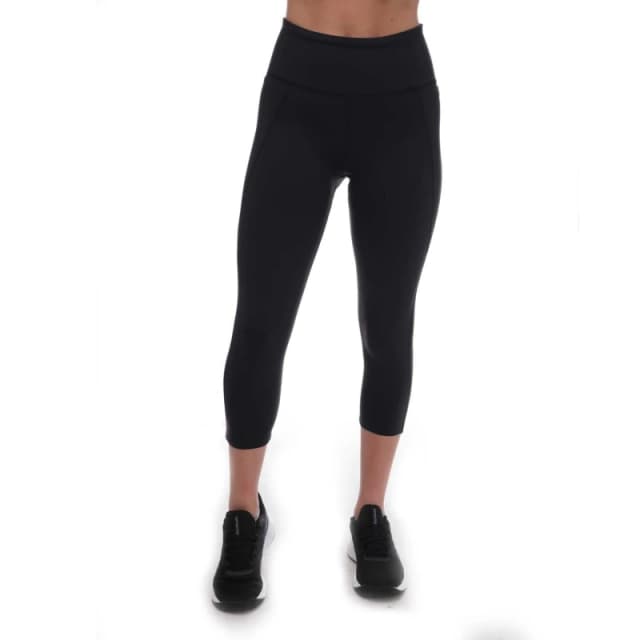Reebok Lux three quarterHigh Rise Leggings - Black 4
