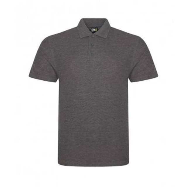 PRORTX PRORTX Men Pro Pique Polo Shirt in Charcoal Size: X-Small Charcoal XS Male 5059000113314