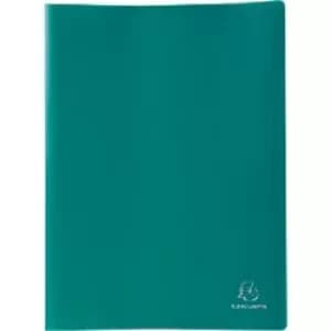 Exacompta Display Book 8583E A4 Dark Green 80 Pockets Pack of 8