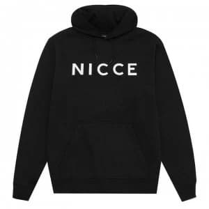 Nicce Logo Hoodie Mens - Black