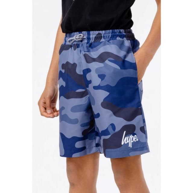 JustHype UK - Old hype boys blue camo swim shorts