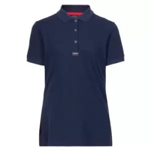 Musto Womens Essential Pique Organic Cotton Polo Shirt Navy 10