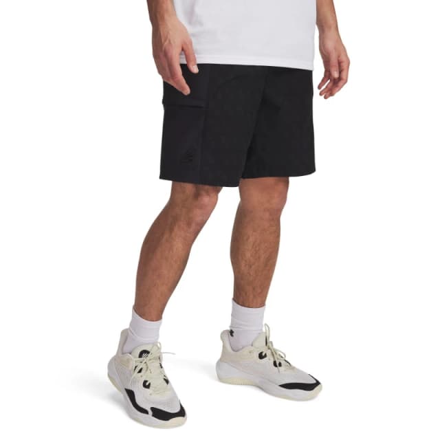 Under Armour Curry Woven Shorts Mens Black male S
