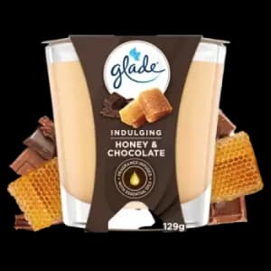 Glade Candle Honey & Chocolate Air Freshener 129g