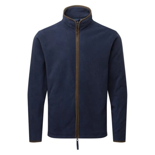 Premier Premier Men Artisan Fleece Jacket in Navy Size: Small Navy S Male 5063574254243