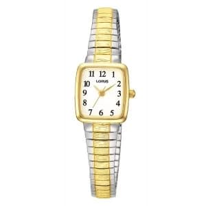 Lorus RPH58AX9 Ladies Gold Plated Two Tone Expanding Bracelet Watch