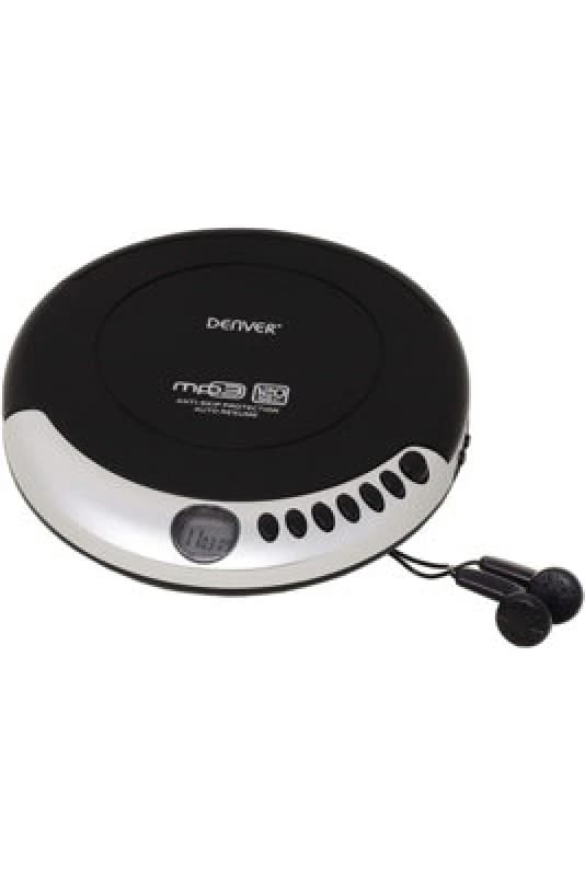 Denver Dmp-391 Portable Personal Cd Player With Mp3 Support And Bass Boost