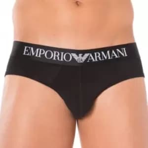 Emporio Armani Stretch Cotton Brief - Black L