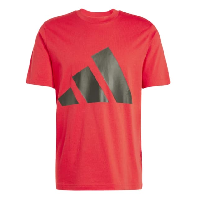 adidas Essentials Big Logo Tee - Red Red M