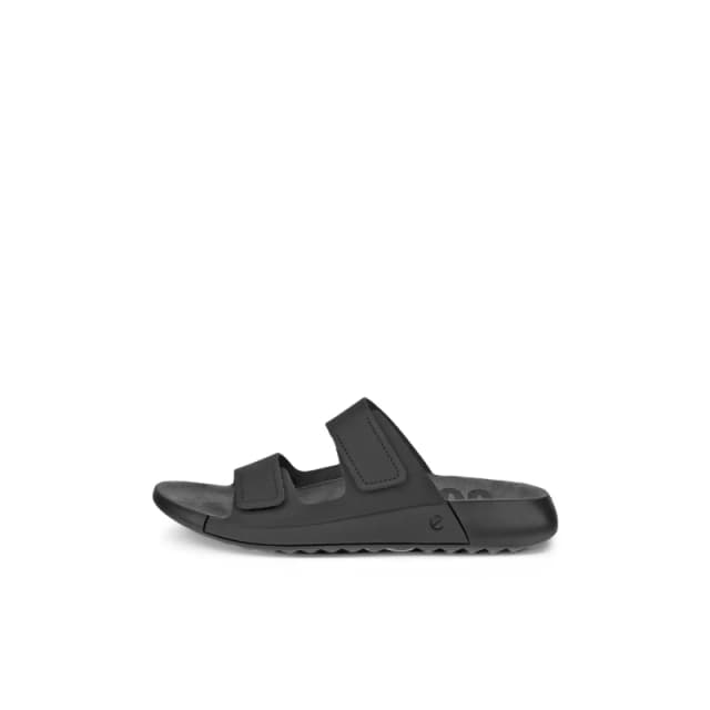 Ecco 2nd Cozmo 206823 Leather Womens Slides Sandals - Black - Size:UK 4.5