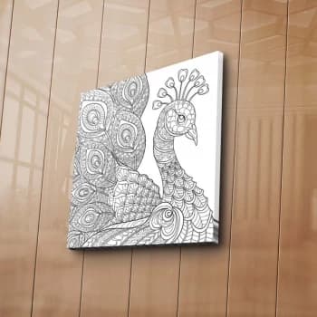 BOYA-64 - No Pen Multicolor Paintable Decorative Canvas Painting